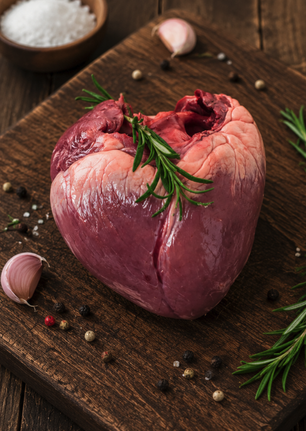 Corazón, crudo