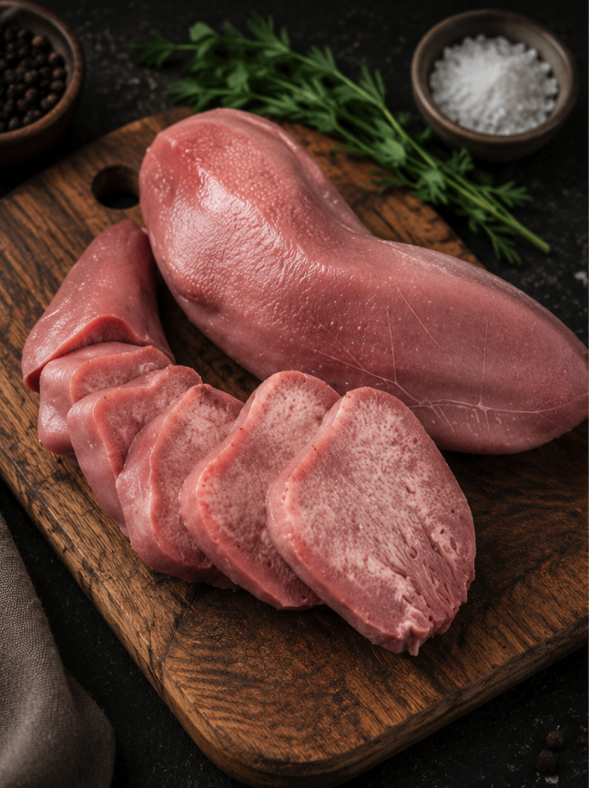Lengua de Res, crudo