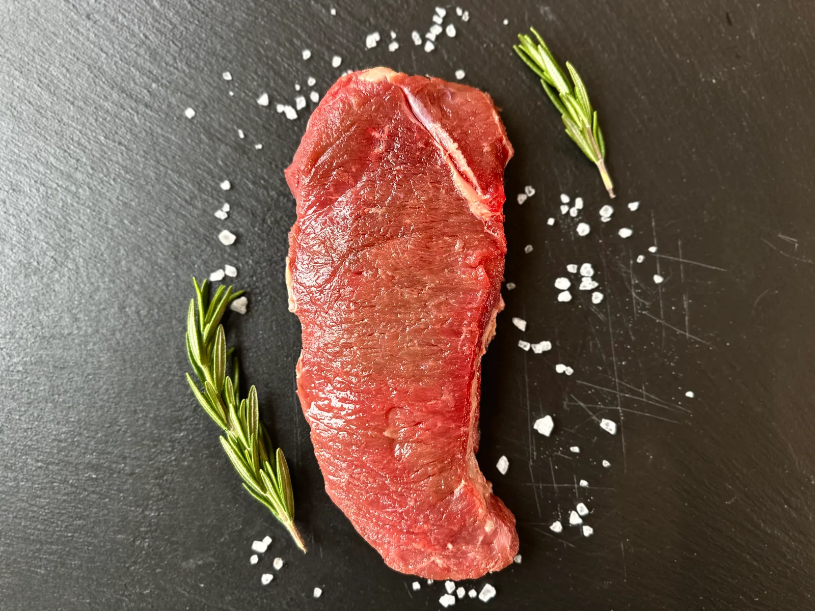 New York Strip, raw